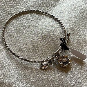 M&V rope bangle with 2 interchangeable snaps